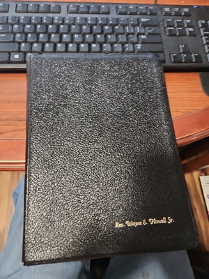 Scofield Study Bible KJV Black Leather Large Print Red Letter 391 Tab Indexed-image