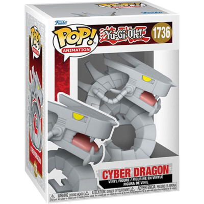 Funko POP! Animation - Yu-Gi-Oh! S3 Vinyl Figure - CYBER DRAGON #1736 - NM/Mint-image