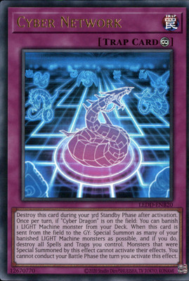 Cyber Network ultra rare LEDD-ENB20 Yugioh-image