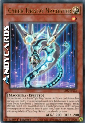 CYBER DRAGON REAR (Cyber Dragon Back) Ultra R • LDS2 IT032 • 1Ed • YUGIOH-image