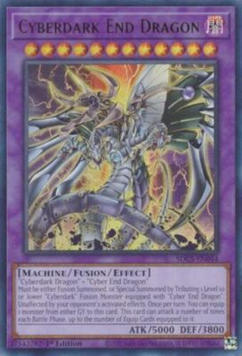 Cyberdark End Dragon (SDCS-EN044) - Ultra Rare - 1st Edition-image