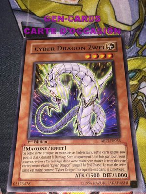 USED Yu Gi Oh CYBER DRAGON DEUX ABPF-FR035 1st Edition Card-image