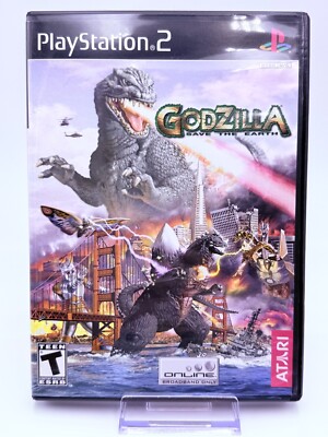 Godzilla: Save the Earth (Playstation 2, 2007) Complete CIB Tested Mint Disc-image