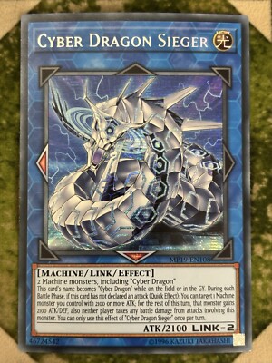 YuGiOh CYBER DRAGON SIEGER Secret Rare MP19-EN108-image