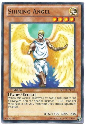 3 x Shining Angel - SDCR-EN018 - Common - 1st Edition Near Mint, English-image