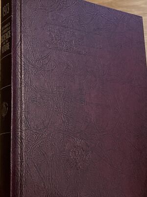 Encyclopedia Britannica Science and The Future 1973 Yearbook HC Leather Bound-image