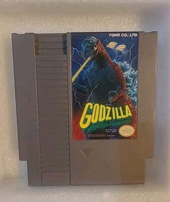 Godzilla: Monster of Monsters (Nintendo NES, 1989) Genuine OEM Authentic-image