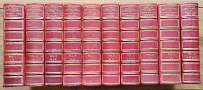 *RARE Leather Bound 1902 Harper's Encyclopedia of US History - 458 A.D. to 1902-image