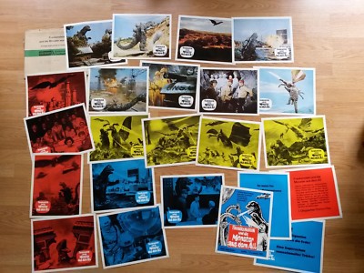 TOHO - Godzilla: DESTROY ALL MONSTER-  23 German lobby cards !  MOTHRA Rodan-image