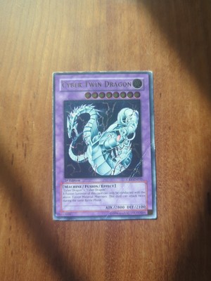 YUGIOH! Cyber Twin Dragon CRV-EN035 Ultimate Rare 1st Edition HP-image