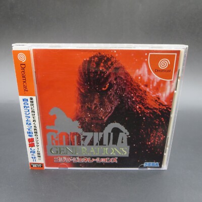 Godzilla Generations Dreamcast with Spine Card and Manual Japanese-image