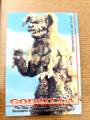 King Caesar Godzilla 1995  CARD No.41 TOHO  From Japan  D-23-image
