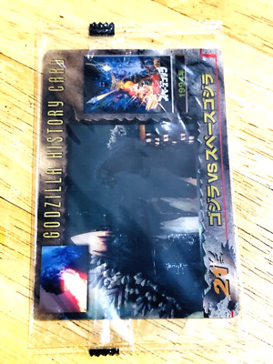 GODZILLA GODZILLA VS SpaceGodzilla Clear Card No.21   TOHO From Japan-image