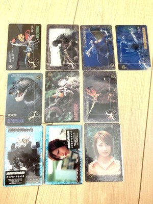 Godzilla Clear Card Set Collectible Card Collection Used-image