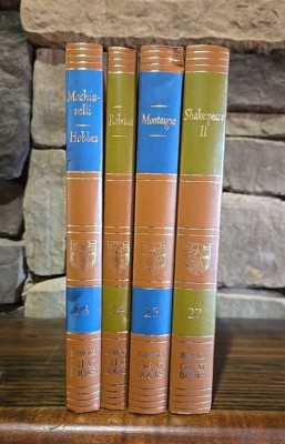 Great Books of the Western World 1952 Volumes 23-25 &27 Encyclopedia Britannica-image