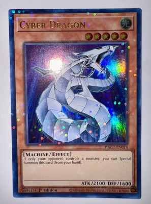 Yugioh x1 Cyber Dragon Duel Terminal Ultra Rare HAC1-EN014 (Near Mint!)-image
