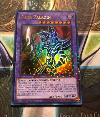 *** DARK PALADIN *** MINT 1ST EDITION ULTRA RARE DUEL TERMINAL HAC1-EN018 YUGIOH-image