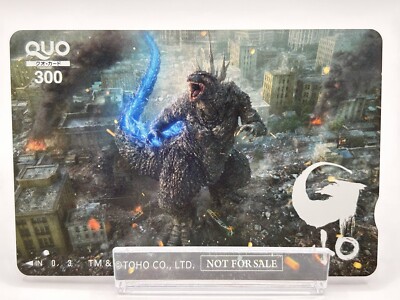 Godzilla -1.0 Japanese Quo Card Anime Movie Toho Tokusatsu Japan-image