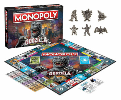 Monopoly Godzilla 2020 Monster Edition Board Game Hasbro New Sealed Canada-image