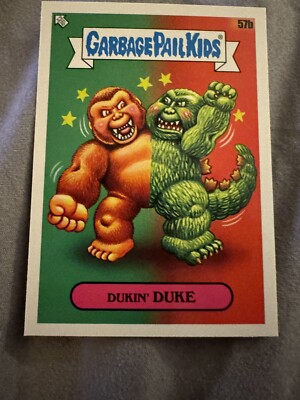 Godzilla King Kong Topps Garbage Pail Kids Card-image