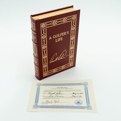A Golfer's Life by ARNOLD PALMER: Easton Press Collectors Edition SIGNED w/COA-image