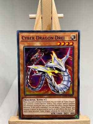 Cyber Dragon Drei - 1st Edition LEDD-ENB03 - NM - YuGiOh-image