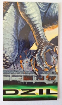 1998 Godzilla Glow-in-the-Dark Chase Card G5 Widevision Inkworks-image