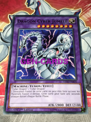 Yu Gi Oh DRAGON CYBER TWIN LEDD-FRB26 Card-image