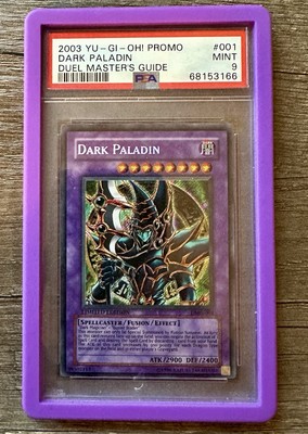2003 Yu-Gi-Oh! Promo DARK PALADIN DUEL MASTER’S GUIDE # 001 PSA 9-image