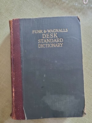 Antique Rare 1919 Standard Dictionary Of The English Language  Funk and Wagnalls-image