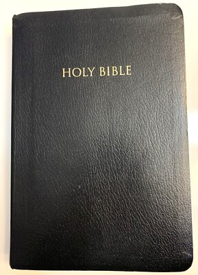 NIV Giant Print Reference Bible- Black Imitation Leather Thumb Index Zondervan-image