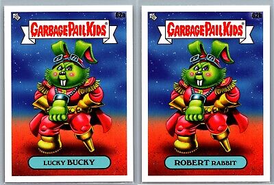 Bucky O'Hare Lucky Rabbit Garbage Pail Kids GPK Video Game Spoof 2 Card Set-image