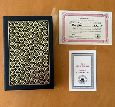 Easton Press - The Code Breaker by Walter Isaacson  SIGNED-image