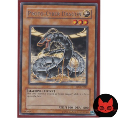 Yugioh Proto-Cyber Dragon SOI-EN010 Rare NM-image