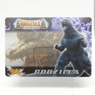 No.55 Godzilla Final Wars GODZILLA Card MORINAGA Wafers Japan 2004 TOHO PICTURES-image