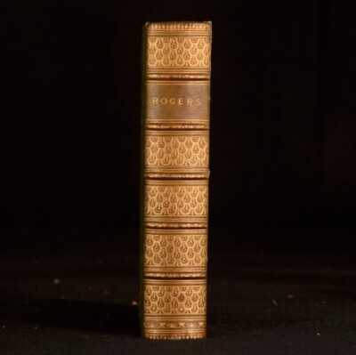 1891 The Poetical Works of Samuel Rogers Mudie Binding Edward Bell Memoir Poems-image
