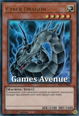 Yu-Gi-Oh! Cyber Dragon BLC1-FR021 (Gold Title/V.1) VF/ULTRA-image