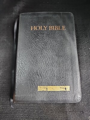 King James Version Red Letter Bible Reference Edition Nelson Black Leather (BOBA-image