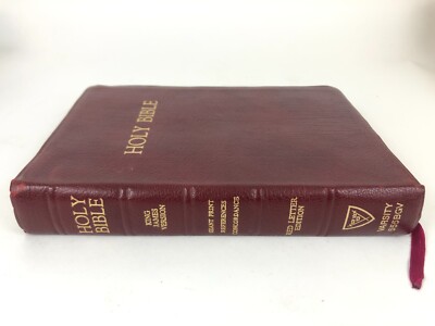 Nelson (Varsity) Giant Print KJV Ref. Bible 555BGV bonded leather US print VG-image