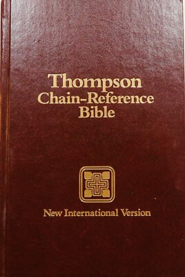 Thompson Chain-Reference Bible - Kirkbride - 1983 - 2d Printing - Leather Bound-image