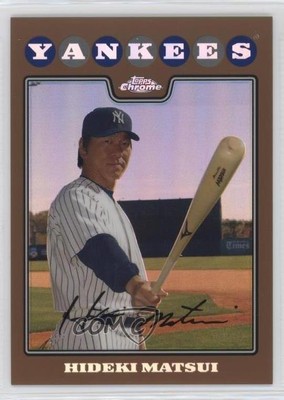 2008 Topps Chrome Copper Refractor /599 Hideki Matsui #118-image