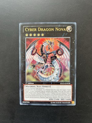 Yu-Gi-Oh! SDCR-EN038 Cyber Dragon Nova (1st Edition) Ultra Rare, LIGHT PLAY-image