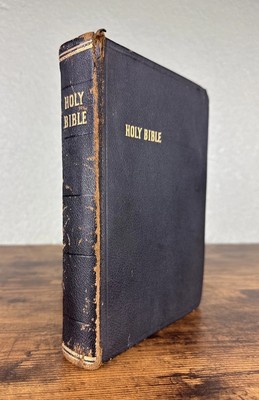 THE MARGINAL CHAIN REFERENCE BIBLE BY FRANK CHARLES THOMPSON ~ 1910 THIRD ED-image