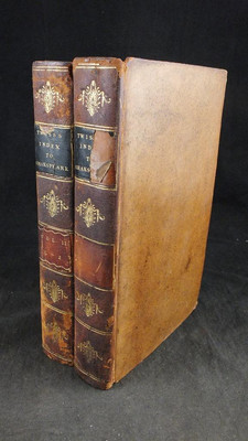1805 VERBAL INDEX TO SHAKEPEARE Francis Twiss 1st ed 2vols leather bound binding-image