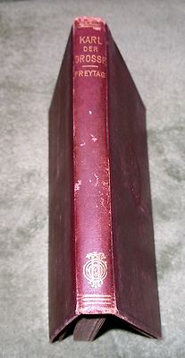 Karl Der Grosse By Gustavo Freytag 1893 Hardcover ~ 1st Edition-image