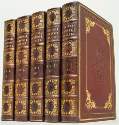 1830 National Portrait Gallery Eminent Persons 1st Edition Fine Leather 11