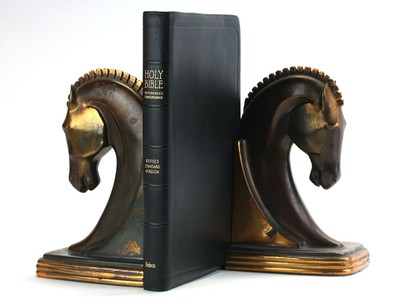 RSV / HOLY BIBLE Revised Standard Version Black Genuine Leather Reference 1st ed-image