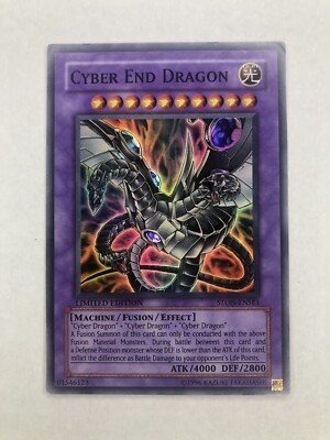 Cyber End Dragon - STON-ENSE1 - Super Rare - Limited Edition (Moderately Played)-image