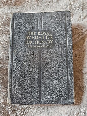 The Royal Websters Dictionary Self-Pronouncing-image