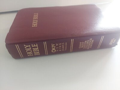 NKJV Giant Print Bible, Reference Edition, Thomas Nelson  991BG Red-image